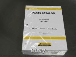 New Holland LS160, LS170 Compact Track Skid Steer Loader Parts Catalog Manual