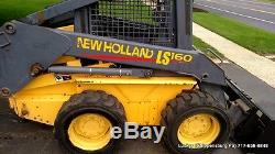 New Holland LS160 Skid Steer Loader 46HP Diesel 2248Hrs New 66 Bucket