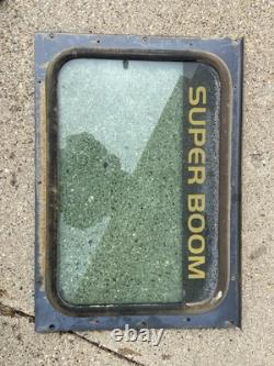 New Holland LS160 Skid Steer Loader Rear Window Frame and Glass