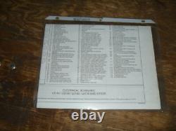 New Holland LS170 Skid Steer Loader Wiring Hydraulic Schematic Diagram Manual