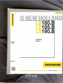 New Holland LS180. B LS 185. B LS190. B Skid Steer service manual PRINT LOOSE LEAF