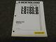 New Holland LS180. B LS185. B LS190B Skid Steer Loader Repair Time Schedule Manual