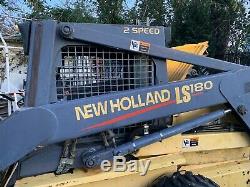 New Holland LS180 Skid Steer Loader. 67HP Standard Flow. Runs Great
