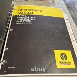 New Holland LS180B LS185B LS190B Workshop Repair Operators Manuals