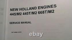 New Holland LW110. B Wheel Loader Service Manual 6-72400 10/03 + 445 668 Engine
