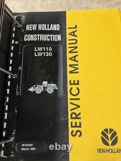 New Holland LW110, LW130 Wheel Loader Service Manual