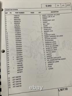 New Holland LW110 Wheel Loader Parts Manual