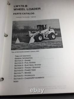 New Holland LW170. B Wheel Loader Parts Catalog Manual