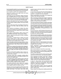 New Holland LW170, LW190 Wheel Loader Service Manual Repair Shop Book