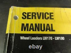 New Holland LW170 LW190 Wheel Loaders Service Manual