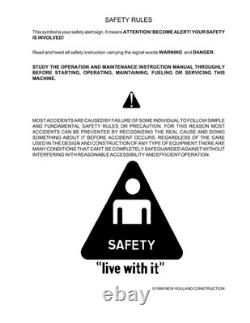 New Holland LW190. B Wheel Loader Service Manual Repair Shop Book