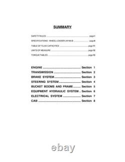 New Holland LW190. B Wheel Loader Service Manual Repair Shop Book
