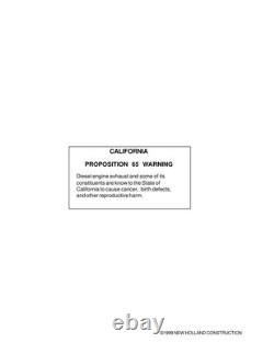 New Holland LW270 Wheel Loader Service Manual Repair Shop Book