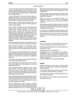 New Holland LW270 Wheel Loader Service Manual Repair Shop Book