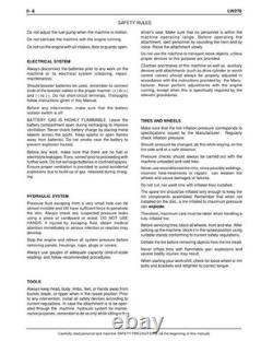 New Holland LW270 Wheel Loader Service Manual Repair Shop Book