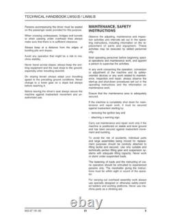 New Holland LW50B, LW80B Wheel Loader Service Manual Repair Shop Book