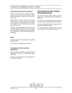 New Holland LW50B, LW80B Wheel Loader Service Manual Repair Shop Book