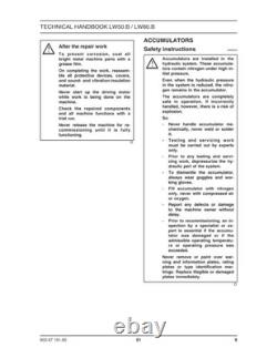 New Holland LW50B, LW80B Wheel Loader Service Manual Repair Shop Book