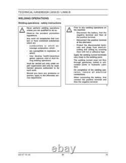 New Holland LW50B, LW80B Wheel Loader Service Manual Repair Shop Book