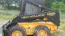 New Holland LX665 Skid Steer Loader with Heated Cab