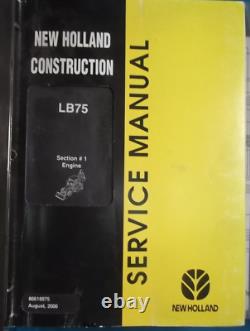 New Holland Lb75 Backhoe Loader Service Repair Workshop Manual