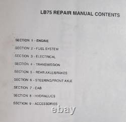 New Holland Lb75 Backhoe Loader Service Repair Workshop Manual