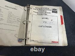 New Holland Leaf Loaders 710, 710r & 710l Service Parts Catalogs