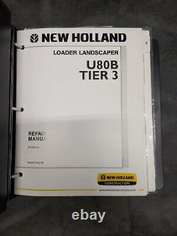 New Holland Loader Landscaper U80B Tier 3 Repair Manual