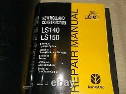 New Holland Ls140 Ls150 Skid Steer Loader Service Shop Repair Manual Book