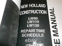 New Holland Lw110 Lw130 Wheel Loader Service Shop Repair Workshop Manual