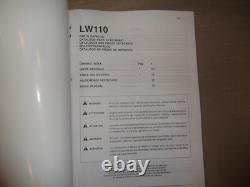 New Holland Lw110 Wheel Loader Spare Parts Manual Book Catalog