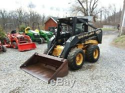 New Holland Lx885 Skid Steer Loader With Bucket