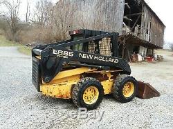 New Holland Lx885 Skid Steer Loader With Bucket