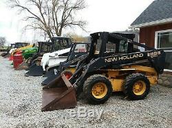 New Holland Lx885 Skid Steer Loader With Bucket