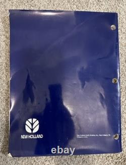 New Holland OEM Operators Manual for L865, LX865, LX885, Original 1998 Skidsteer