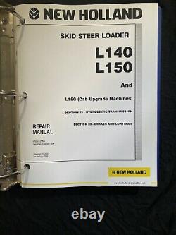 New Holland Repair Manual Skid Steer Loader L140, L150, L150 Cab Upgrade 1001