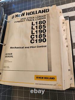New Holland Repair Service Manual C185 C190 L180 L185 L190 87578815 NA