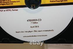 New Holland Service Manual CD with Schematics B95C TC B110C 4B (final) 47830959-CD