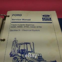 New Holland Service Manual Tractor Loader Backhoe 455d, 555d, 655d, 675d (lt412)