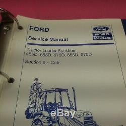 New Holland Service Manual Tractor Loader Backhoe 455d, 555d, 655d, 675d (lt412)