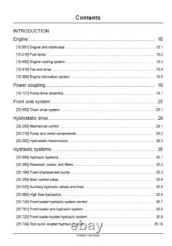 New Holland Service Manual for L321 L328 C327 C332 C337 PN 51522201 PDF/USB