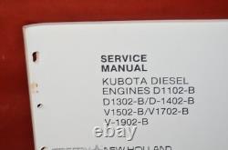 New Holland Skid Steer Kubota Diesel Engine Service Shop Repair Operators Manual
