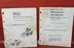 New Holland Skid Steer Loader L35 L775 L778 L779 Service Shop Repair Manual Book