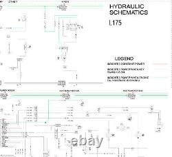 New Holland Skid Steer Track Loader L175 Hydraulic Schematic Manual Diagram