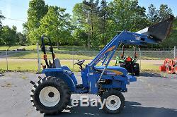 New Holland T1510 Tractor, 4x4, R4 Tires, 261 Hrs, Frt End Loader! Nice
