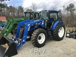 New Holland T4.100 Farm Tractor. 380 Hours. Cab. Loader. 4x4. Fancy As They Come