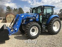 New Holland T4.100 Farm Tractor. 380 Hours. Cab. Loader. 4x4. Fancy As They Come