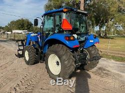 New Holland T4 75hp tractor loader cab A/C