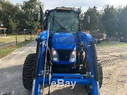 New Holland T4 75hp tractor loader cab A/C
