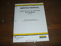 New Holland T4.90 T4.100 Tractor Loader Cab Platform Shop Service Repair Manual
